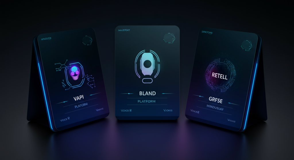 Vapi Bland Retell AI voice platform comparison