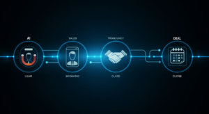 AI sales playbook inbound lead to booked call journey