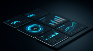 Performance marketing KPIs dashboard CPL CAC LTV ROAS