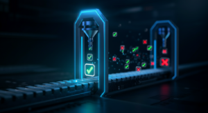 Automatic lead qualification gate filtering qualified from unqualified