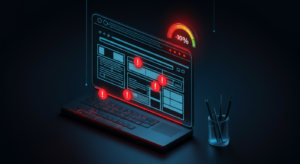 Agency website conversion problems diagnostic red warning icons