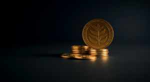 Premium brand identity on startup budget gold badge